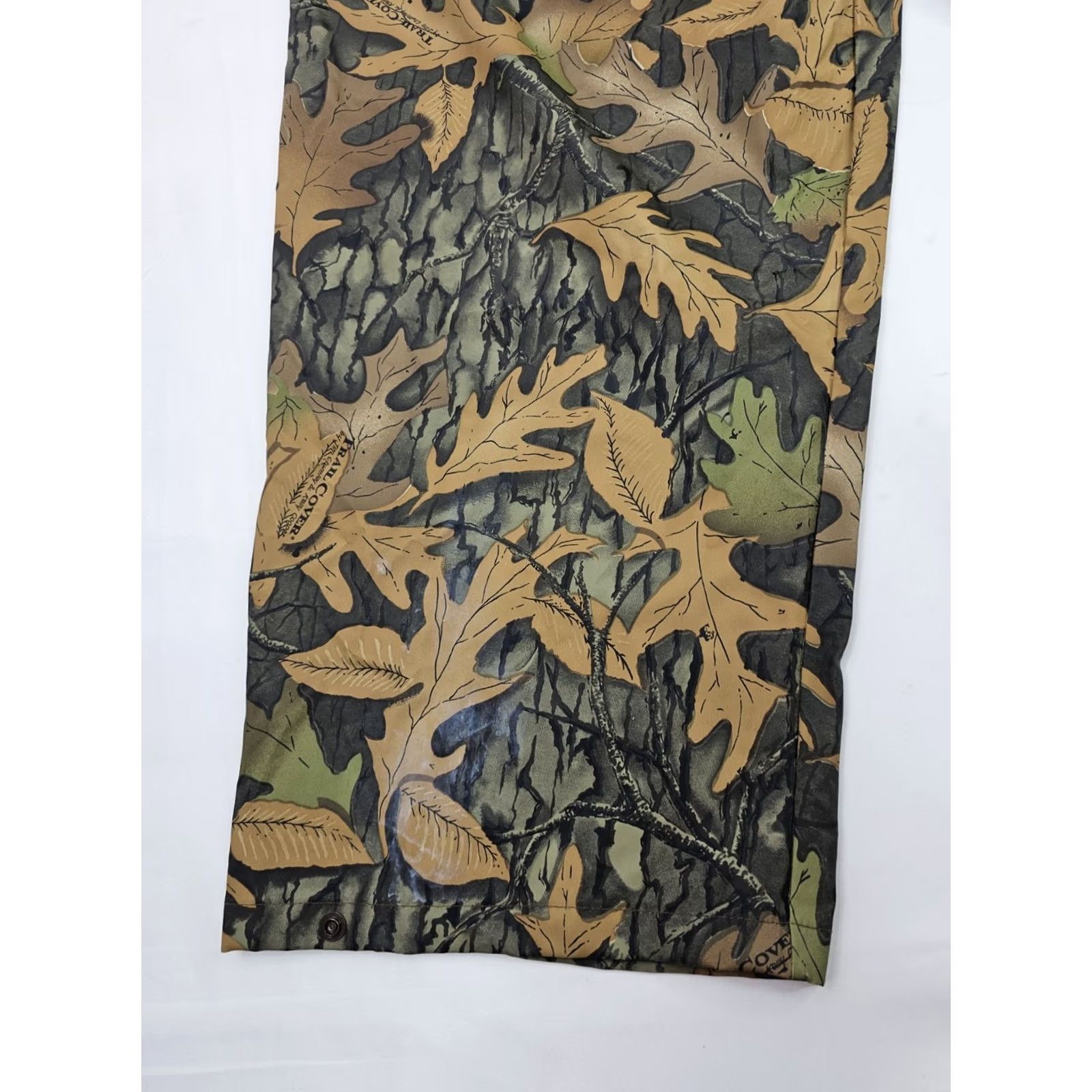 Vintage VINTAGE Trail Cover Camouflage Waterproof Rain Pant Men L Inseam 30" Brown Cotton Polyester 90s Outdoor Camping Hunting Mens Size US 33 - 3 Thumbnail