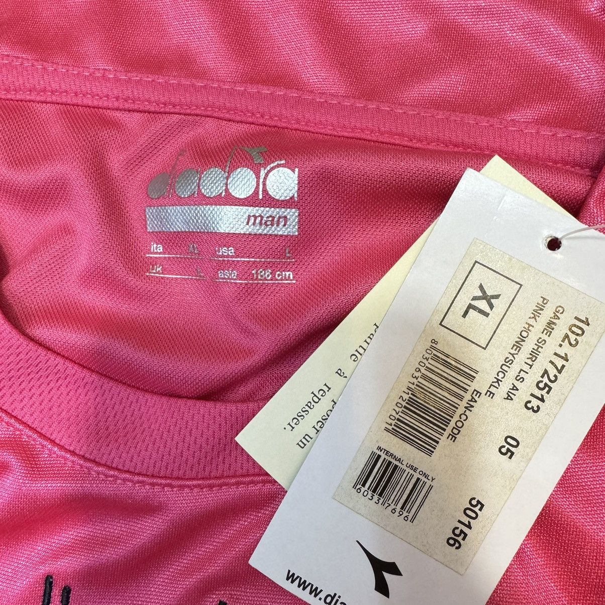 Diadora Italy Seria A referee pink shirt (Bnwt) Size US L / EU 52-54 / 3 - 8 Thumbnail