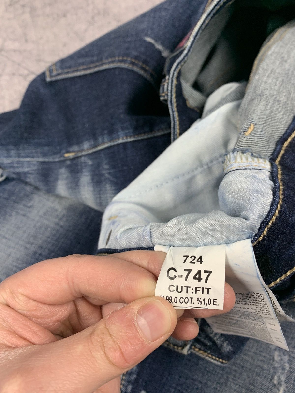 Dsquared2 Men’s Dsquared2 Distressed Skinny Luxury Jeans Size 48 Blue Size US 29 - 8 Thumbnail
