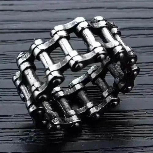 High Sport × Jewelry × Ring Of Fire Vintage Bicycle Chain Ring Size ONE SIZE - 3 Thumbnail