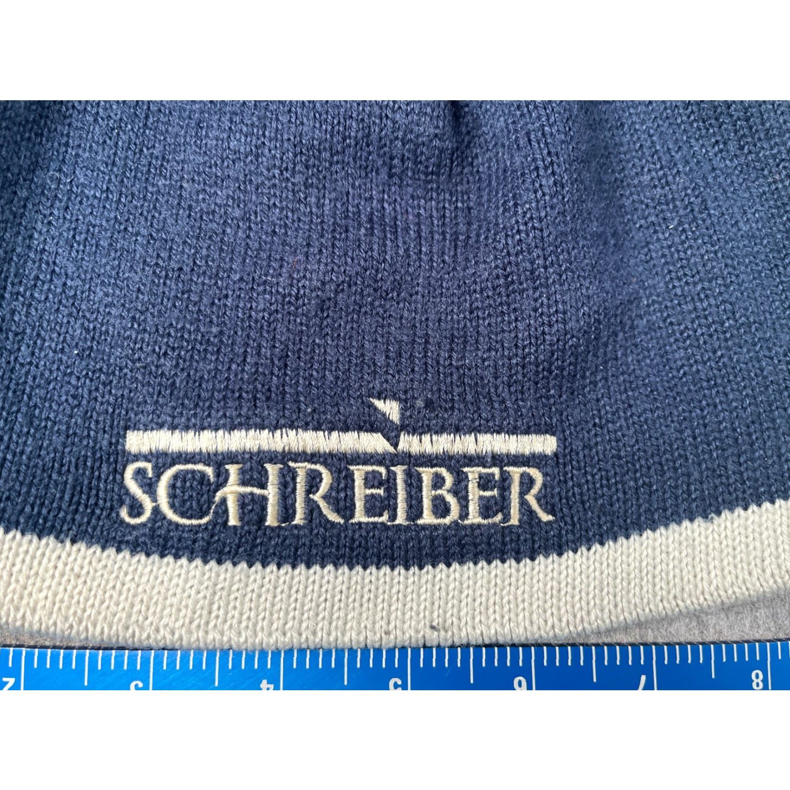 Port & Company Port & Company Beanie Adult One Size Blue Knit 100% Acrylic Embroidered Knit Hat Unisex Adult Beanie Blue Size ONE SIZE - 2 Thumbnail