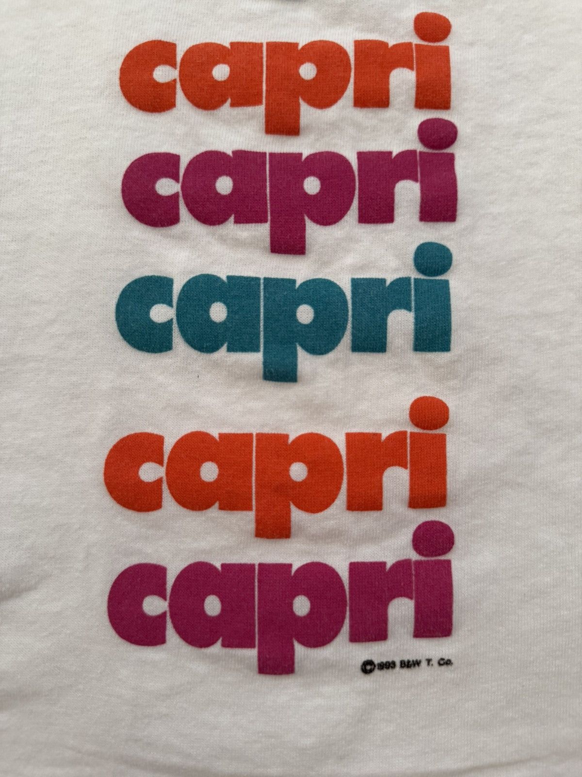 Vintage Licensed 1991 Cigarette Capri t shirt Size US M / EU 48-50 / 2 - 2 Thumbnail