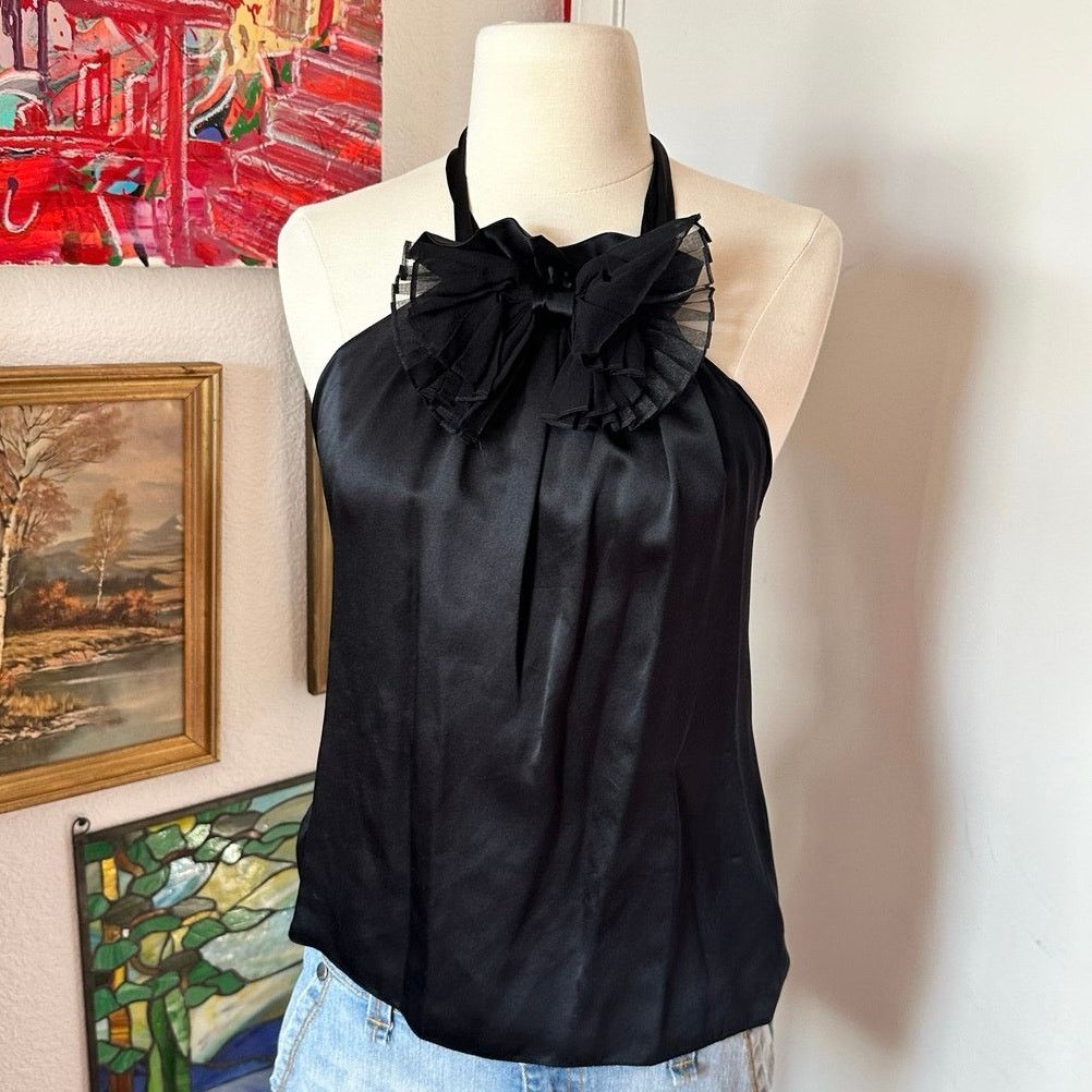 Betsey Johnson betsey johnson black silk turtleneck Size XS / US 0-2 / IT 36-38 - 1 Thumbnail