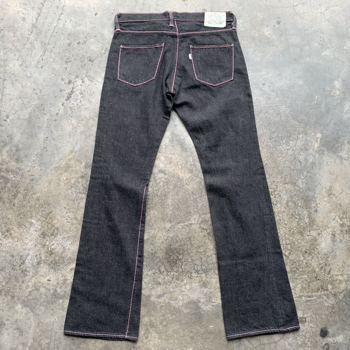 Japanese Brand Skull Jeans Bootcut Flare Jeans Size 34x34 Size 34" / US 12 / IT 48 - 2 Thumbnail