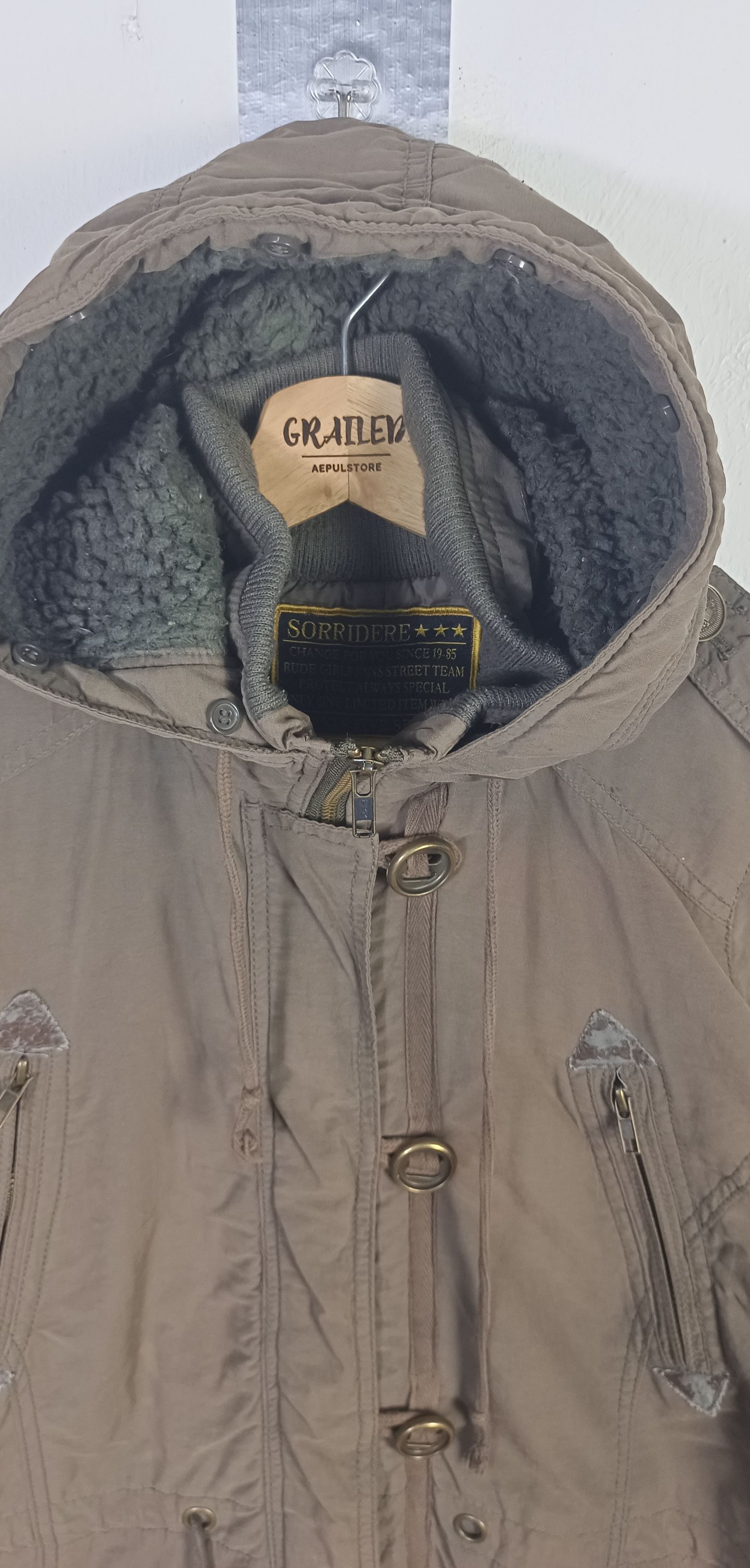 If Six Was Nine × Japanese Brand × Le Grande Bleu (L.G.B.) 🇯🇵Sorridere Military"Sixty Five Spirit" Parka Multi Pocket Size US L / EU 52-54 / 3 - 8 Thumbnail