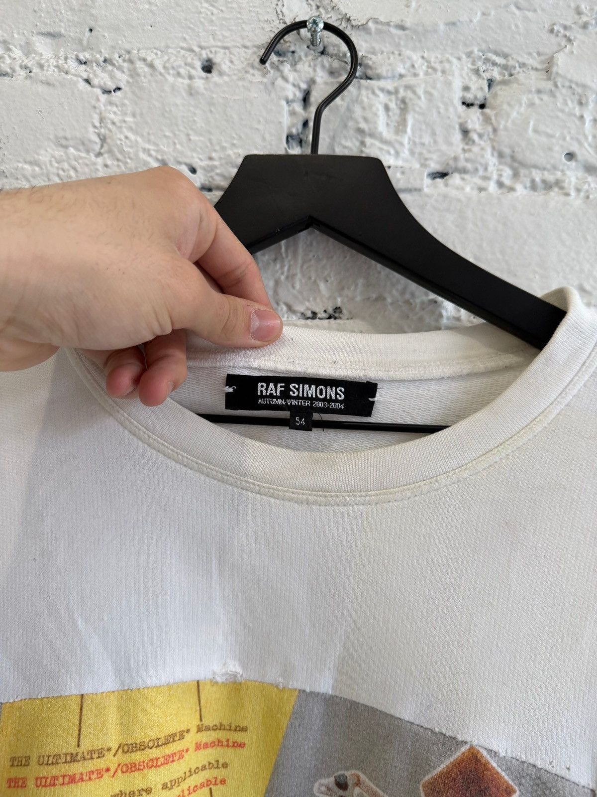 Raf Simons A/W 03-04 RAF SIMONS ‘CLOSER’ COLLAGE CREWNECK Size US L / EU 52-54 / 3 - 3 Thumbnail