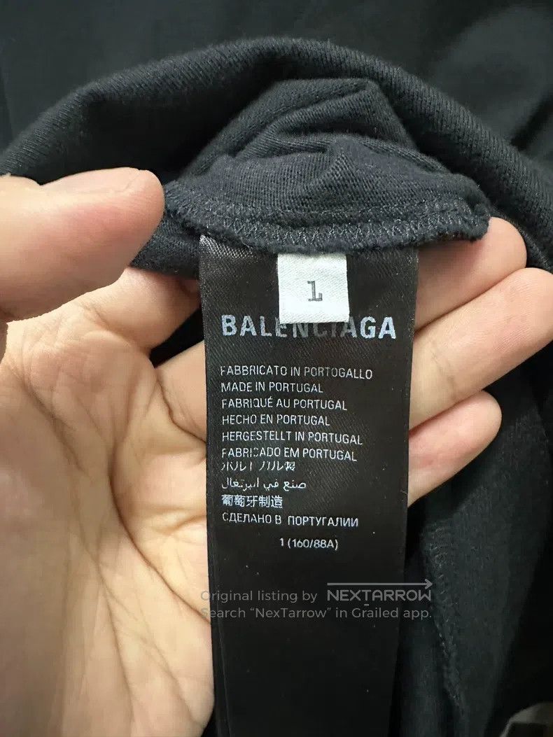 Balenciaga Balenciaga Short Sleeve Phantom Logo Black Size US S / EU 44-46 / 1 - 6 Thumbnail