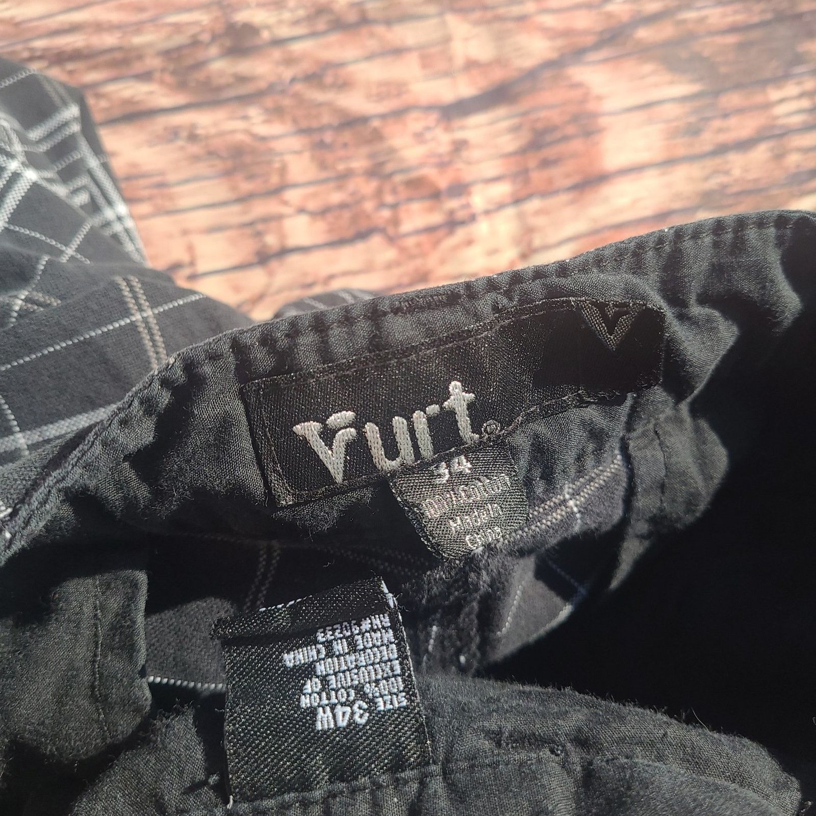 Burton × Tony Hawk Vtg Vurt Shorts Board shorts Plaid Grunge Size US 34 / EU 50 - 3 Thumbnail