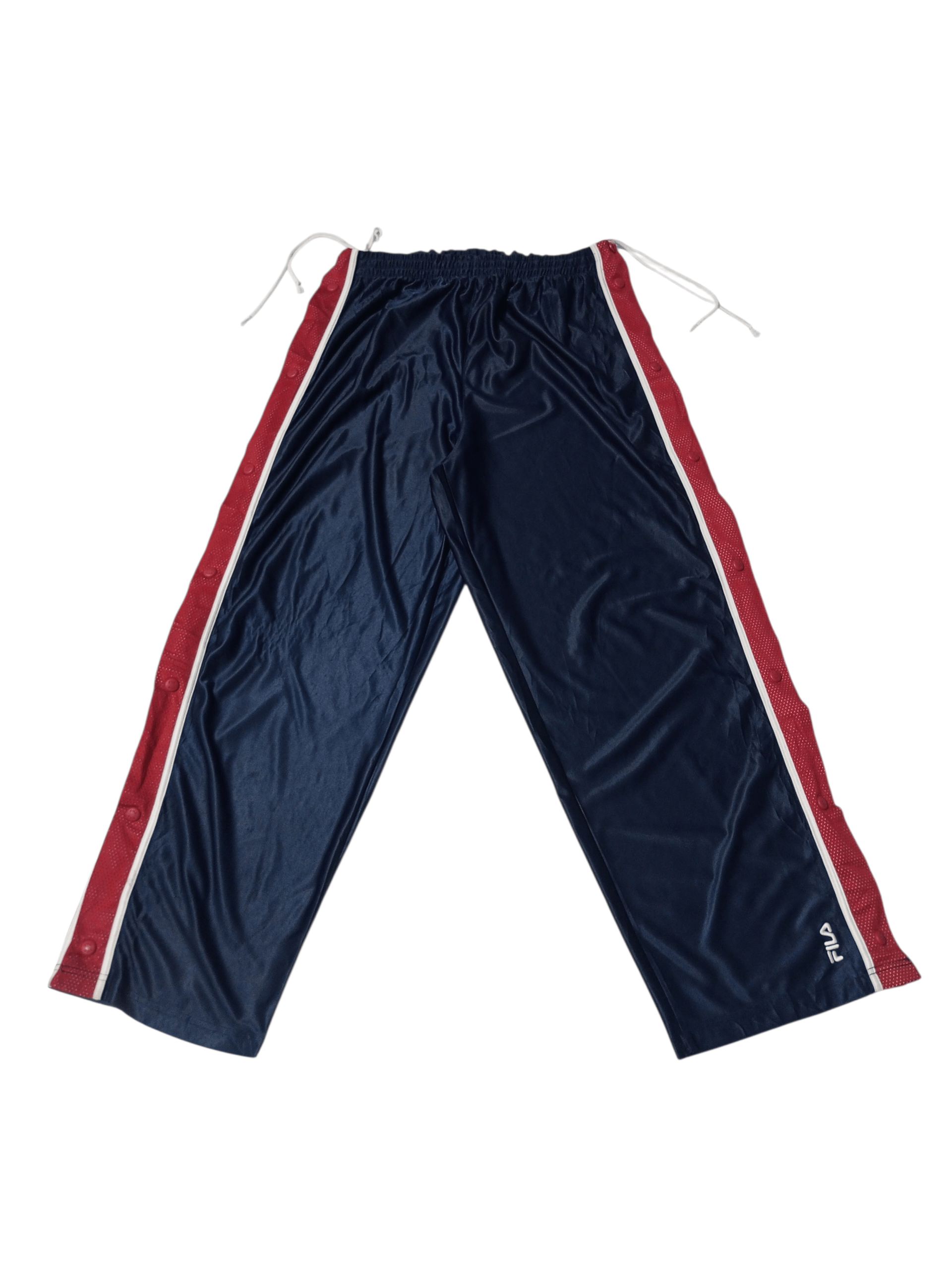 Fila Vintage fila button up baggy Sweatpants Size US 33 - 2 Thumbnail