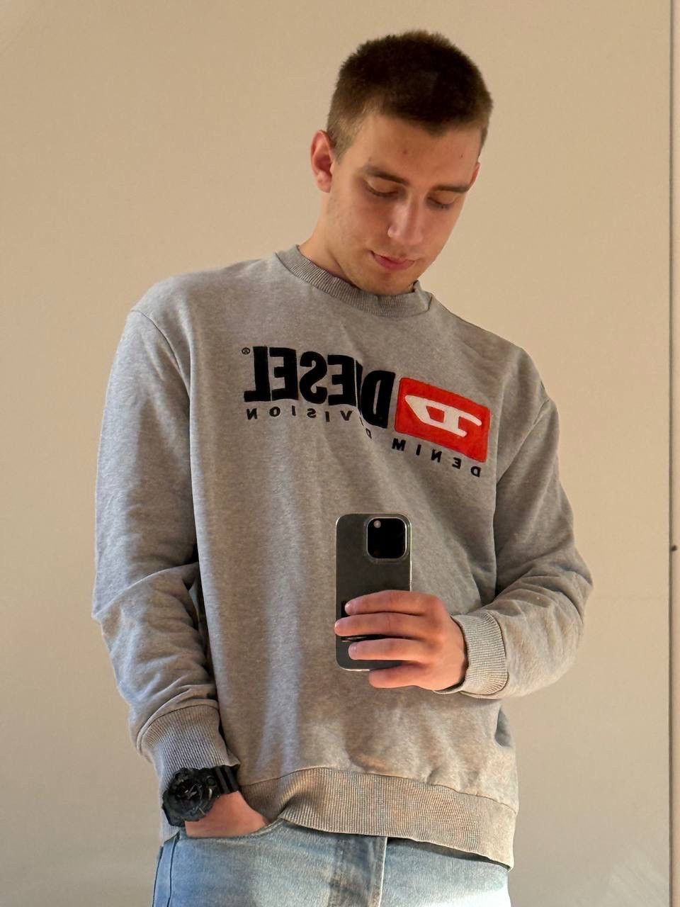 Diesel Diesel Pullover, Sweater Vintage Size US L / EU 52-54 / 3 - 3 Thumbnail
