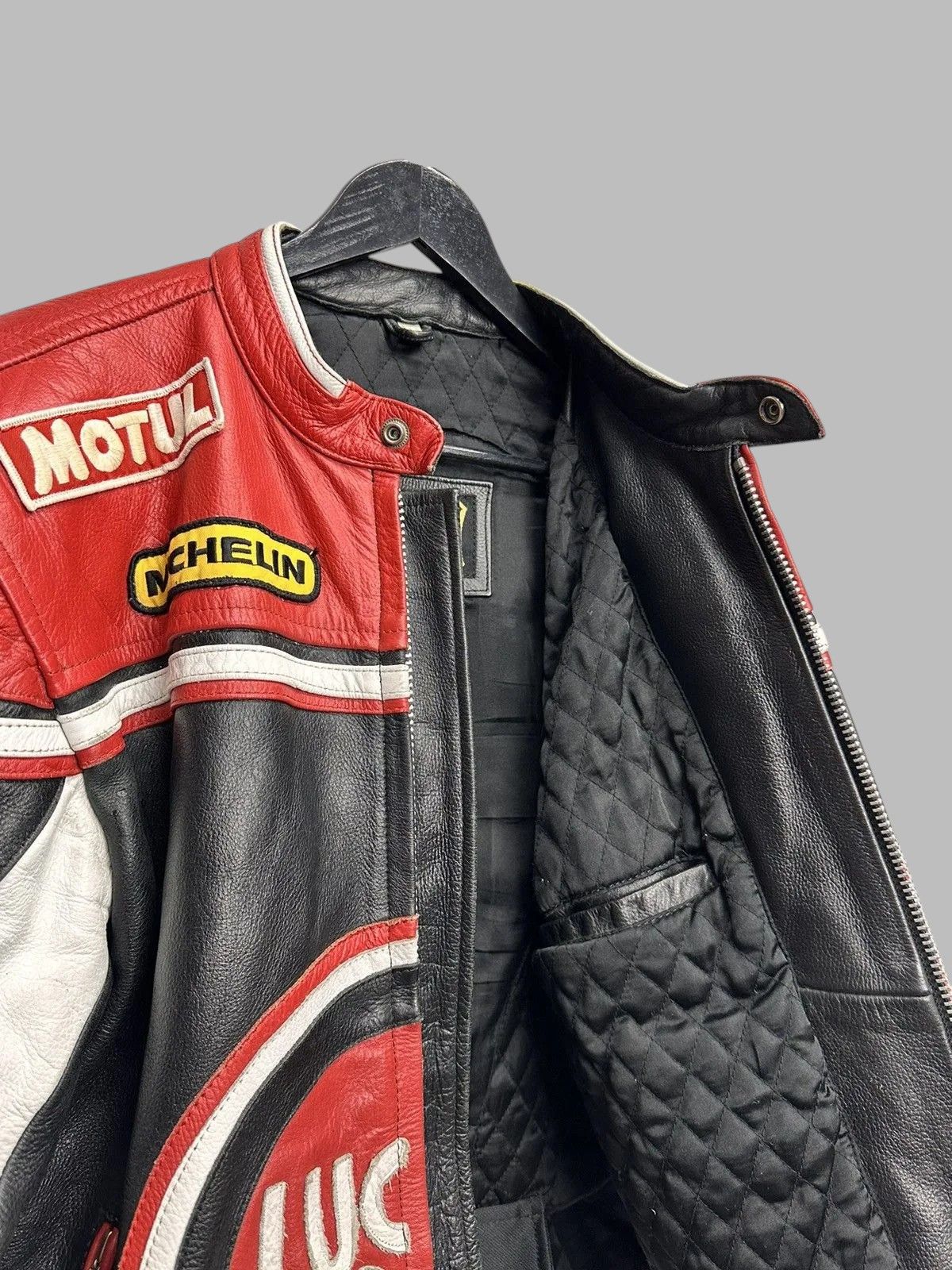 Marlboro Vintage Black Leather Biker Jacket Moto Grunge Style Size US M / EU 48-50 / 2 - 8 Thumbnail