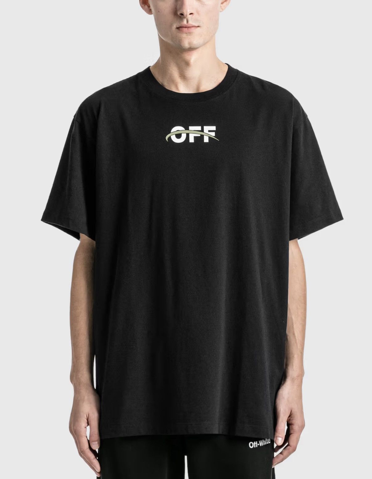 Off-White NEW OFF WHITE Industrial Over Short Sleeve T-Shirt Sz M Size US M / EU 48-50 / 2 - 2 Thumbnail
