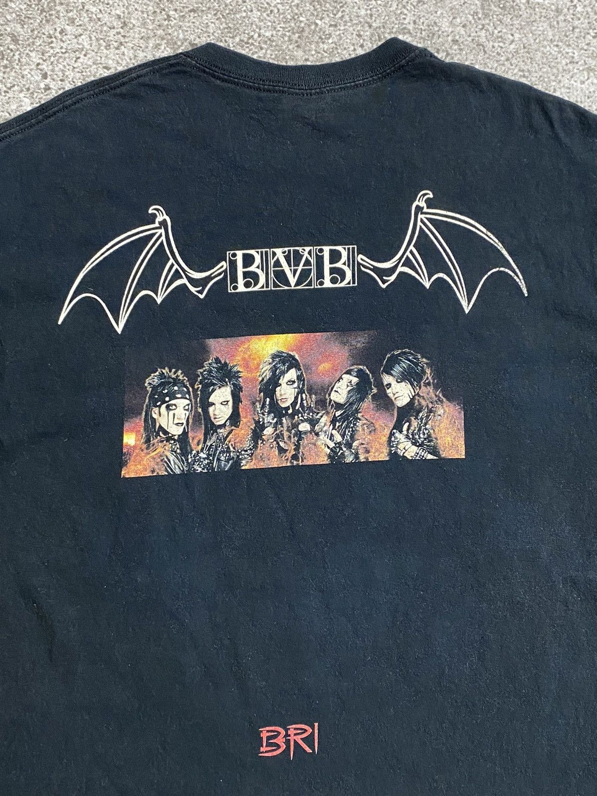 Band Tees Vintage Black veil brides setting the world t shirt Size US M / EU 48-50 / 2 - 4 Thumbnail