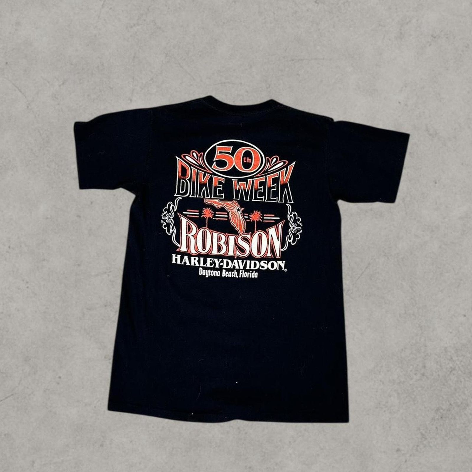 Harley Davidson × Vintage Vintage Harley Davidson Bike Week T-shirt Size US L / EU 52-54 / 3 - 2 Thumbnail