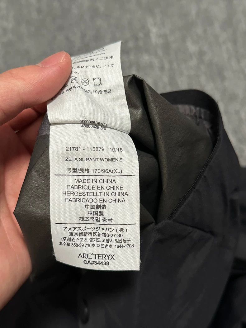 Arc'teryx Arcteryx ZETA SL Black Shell Pants XL Size US 36 / EU 52 - 8 Thumbnail