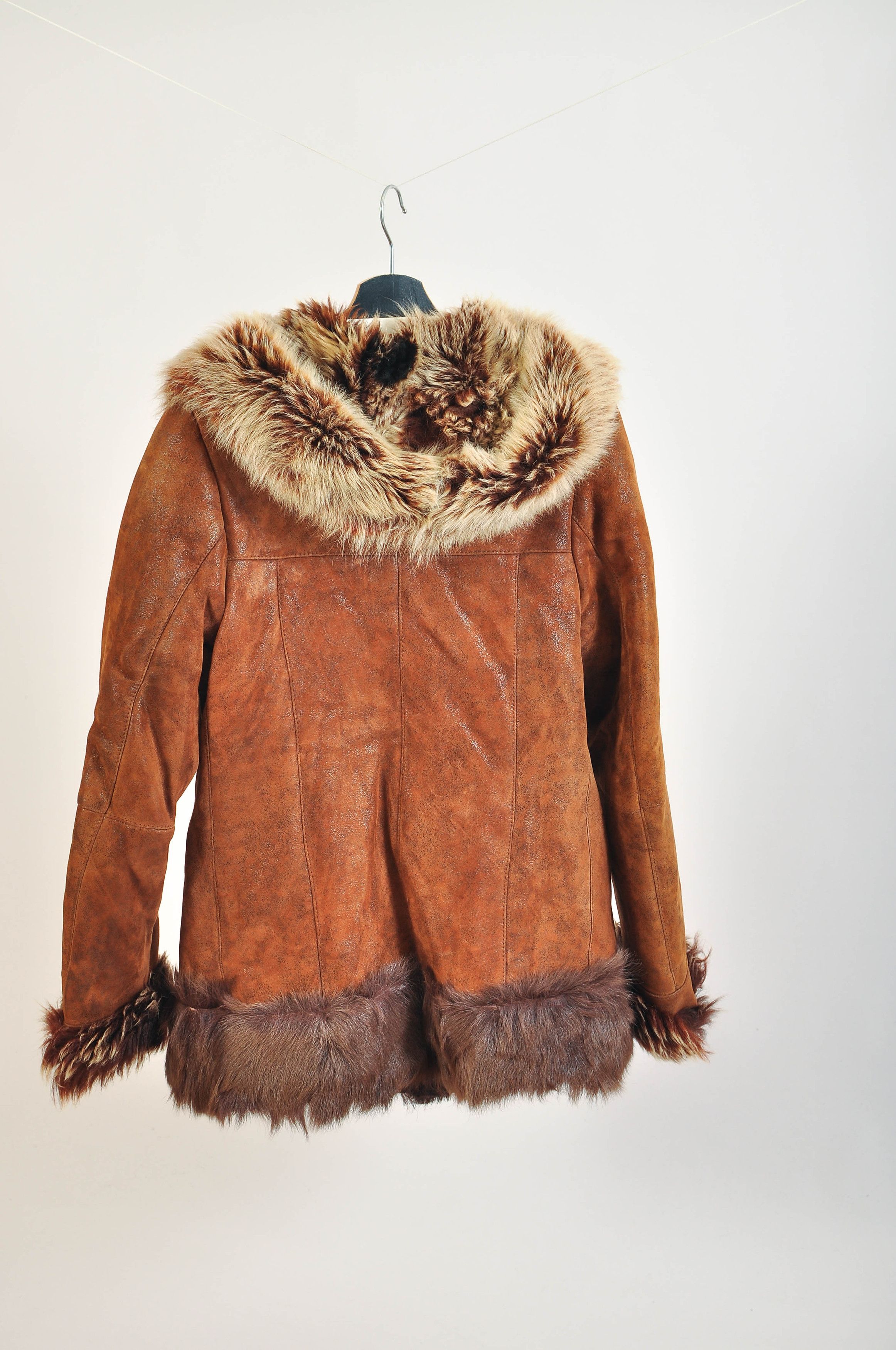 Other Vintage fur coat with hoodie Size S / US 4 / IT 40 - 4 Thumbnail