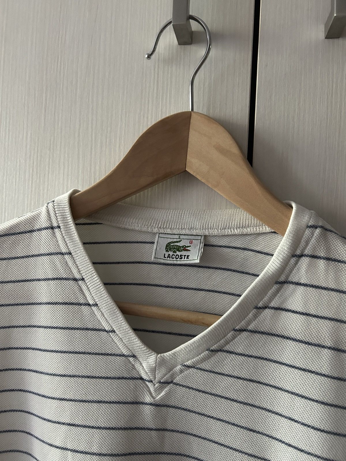 Lacoste × Vintage Vintage Lacoste tennis striped shirts mens Size US M / EU 48-50 / 2 - 3 Thumbnail