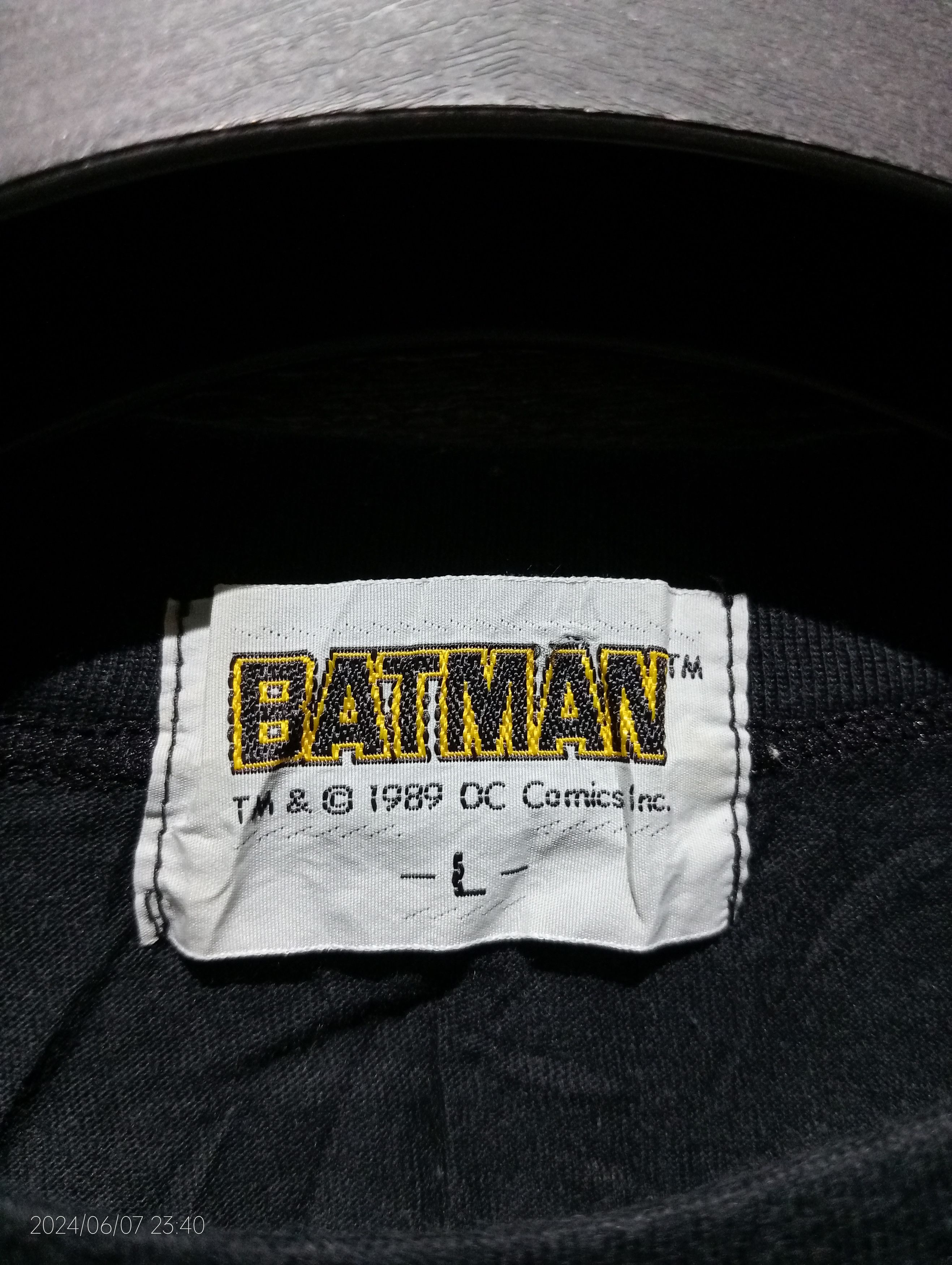 DC Comics Vintage '80s Single Stitch Batman DC Comics Inc Tee Size US M / EU 48-50 / 2 - 8 Thumbnail