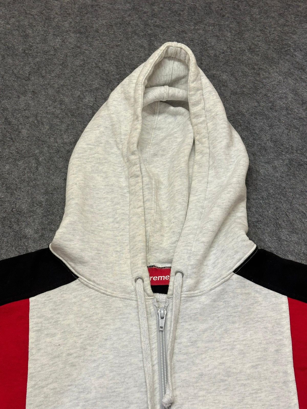 Supreme Supreme Color Blocked Zip Up Hooded Sweatshirt. Size US S / EU 44-46 / 1 - 6 Thumbnail