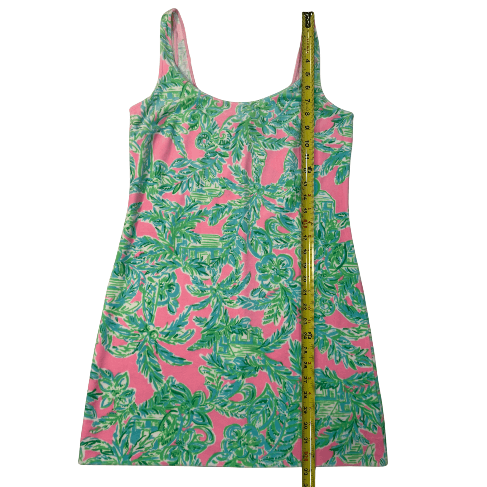 Lilly Pulitzer Lilly Pulitzer Dyanna Velour Newberri Tank Dress Size S / US 4 / IT 40 - 6 Thumbnail