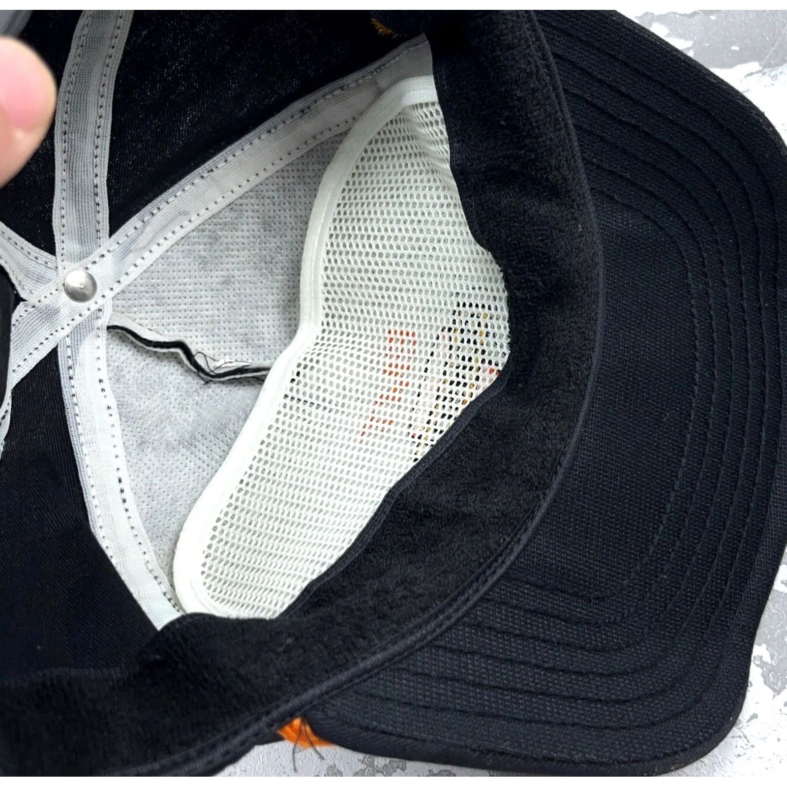 Coal VINTAGE Consol Coal Mining Trucker Hat Cap Snapback 80s USA Rope Black Orange Men Size ONE SIZE - 5 Thumbnail