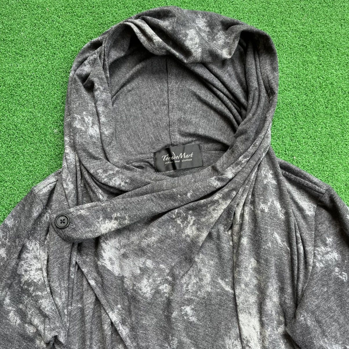 Tornado Mart Asymmetrical light hoodie in grey Size US M / EU 48-50 / 2 - 2 Thumbnail