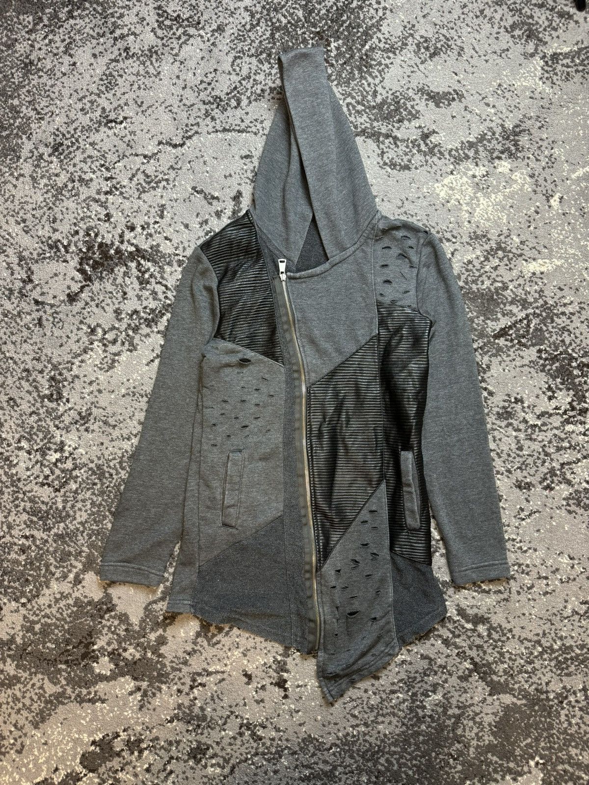 Japanese Brand × Vintage Vintage Y2K Distressed Assemetrical Owens Style Opium Hoodie Size US M / EU 48-50 / 2 - 1 Thumbnail