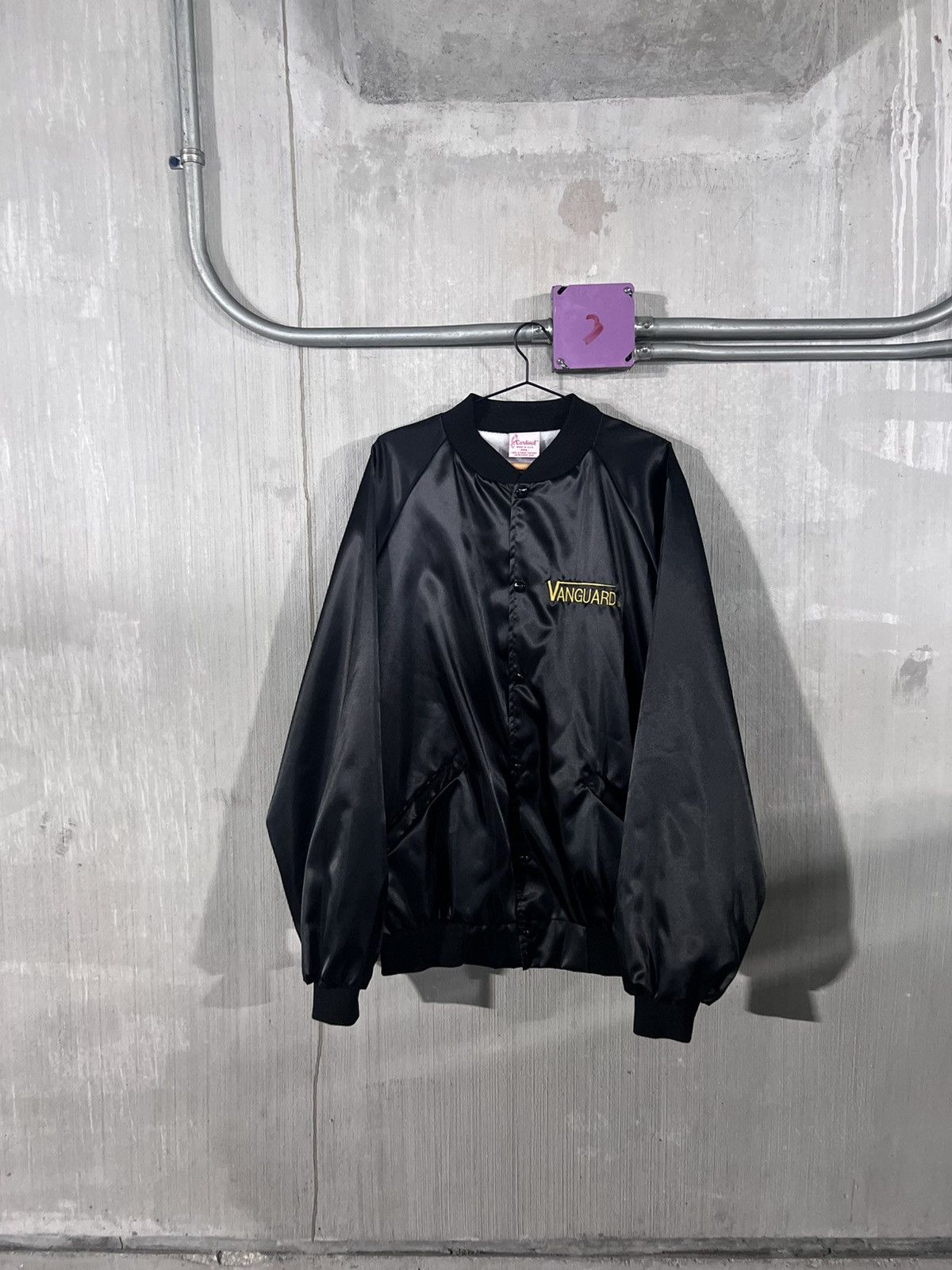 Other Vintage Vanguard Satin Bomber Jacket – Made in USA Size US XXL / EU 58 / 5 - 1 Thumbnail