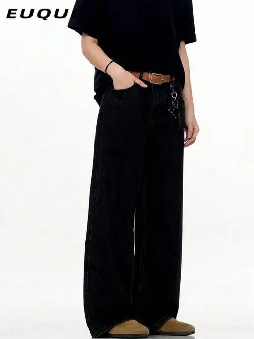 Japanese Brand × Vintage Vintage RETRO 90s Wide Leg flare jeans Size US 30 / EU 46 - 4 Thumbnail