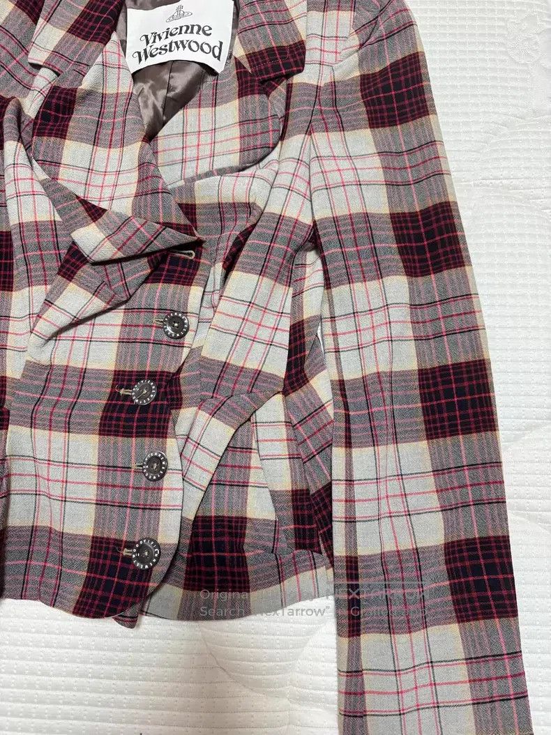 Vivienne Westwood Vivienne Westwood Drunkard plaid suit jacket Size S / US 4 / IT 40 - 3 Thumbnail