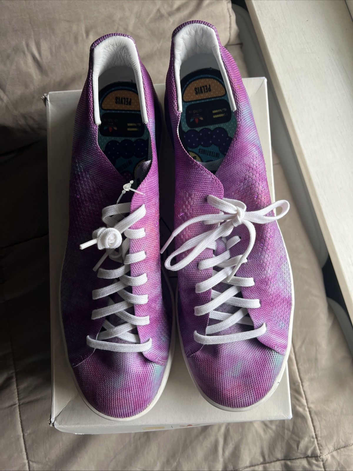 Adidas × Pharrell Pharrell Williams HU Holi Stan Smith MC Chalk Coral Size US 12 / EU 45 - 2 Thumbnail