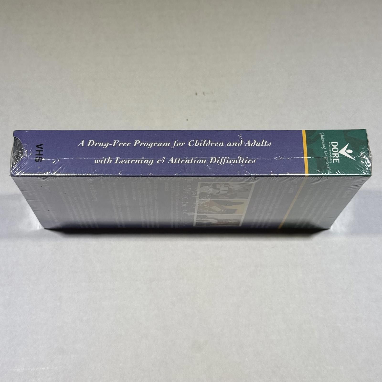 Designer Very Rare Dore Centers VHS SEALED ADHD Dyslexia Drug Free Size ONE SIZE - 4 Thumbnail