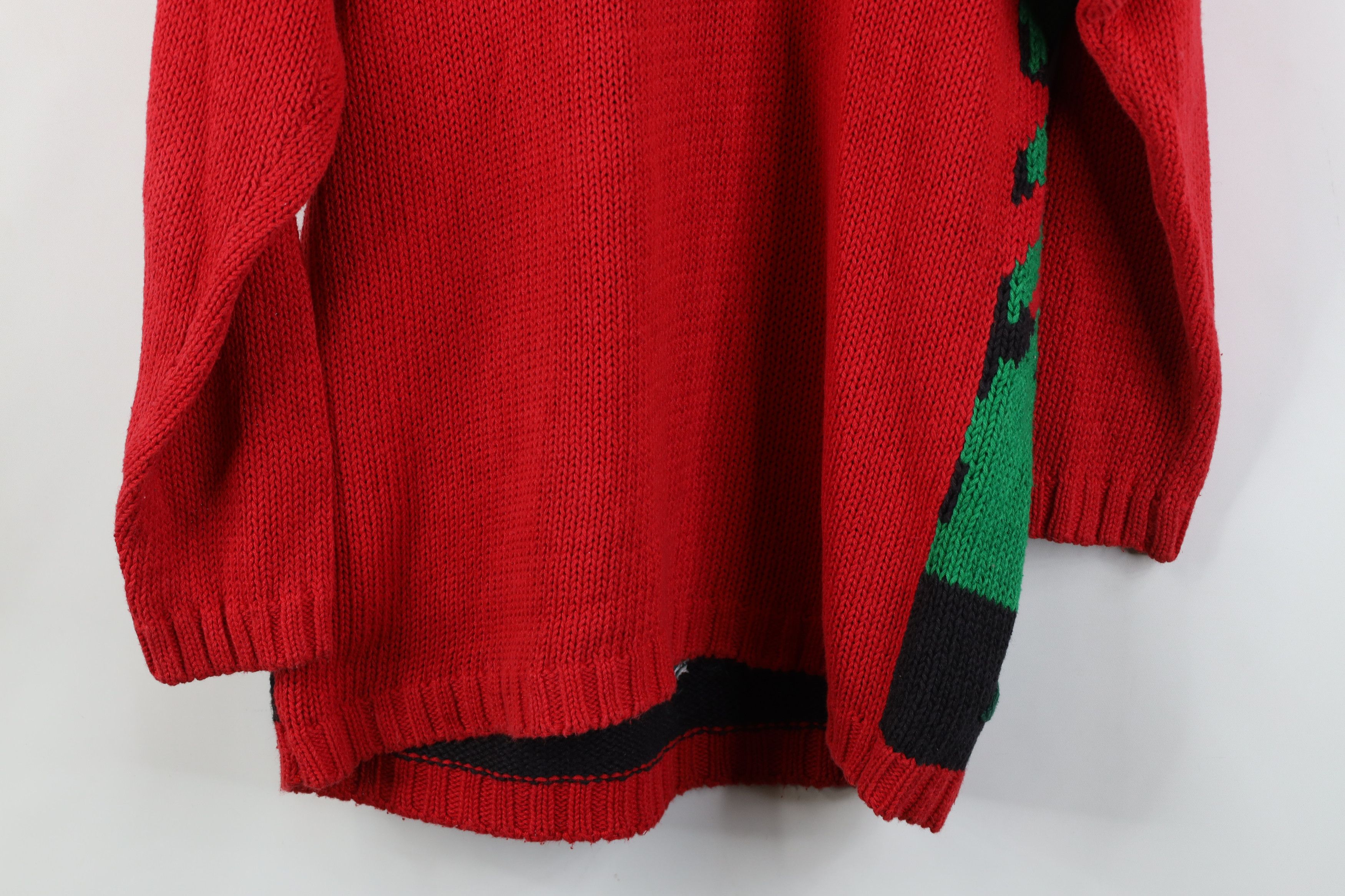 Vintage Vintage 90s Streetwear Bell Scotty Terrier Dog Knit Sweater Size S / US 4 / IT 40 - 15 Thumbnail
