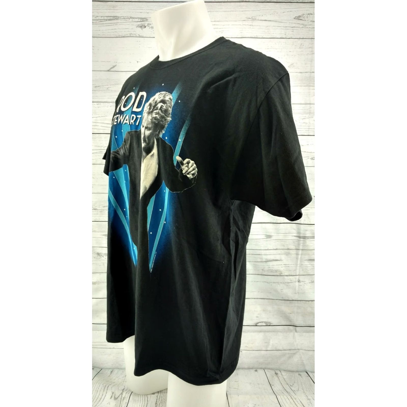 Hanes Hanes Rod Stewart Heart & Soul Black XL T Shirt Rock N Roll Concert 2011 Mens Vintage? Size US XL / EU 56 / 4 - 3 Thumbnail