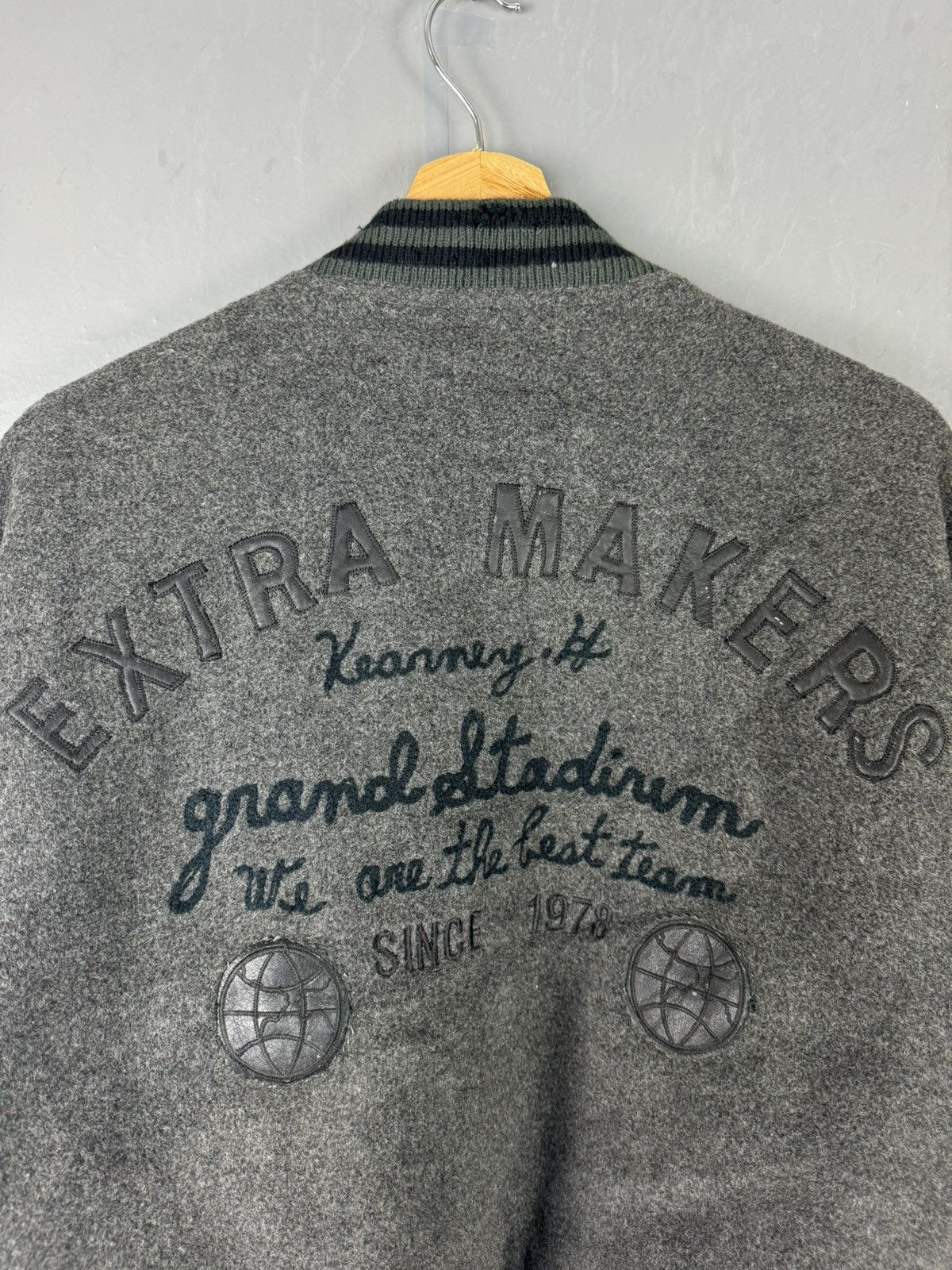 Vintage VINTAGE KEARNEY HOUSE LEATHER LETTERMAN VARSITY JACKET Size US L / EU 52-54 / 3 - 10 Thumbnail