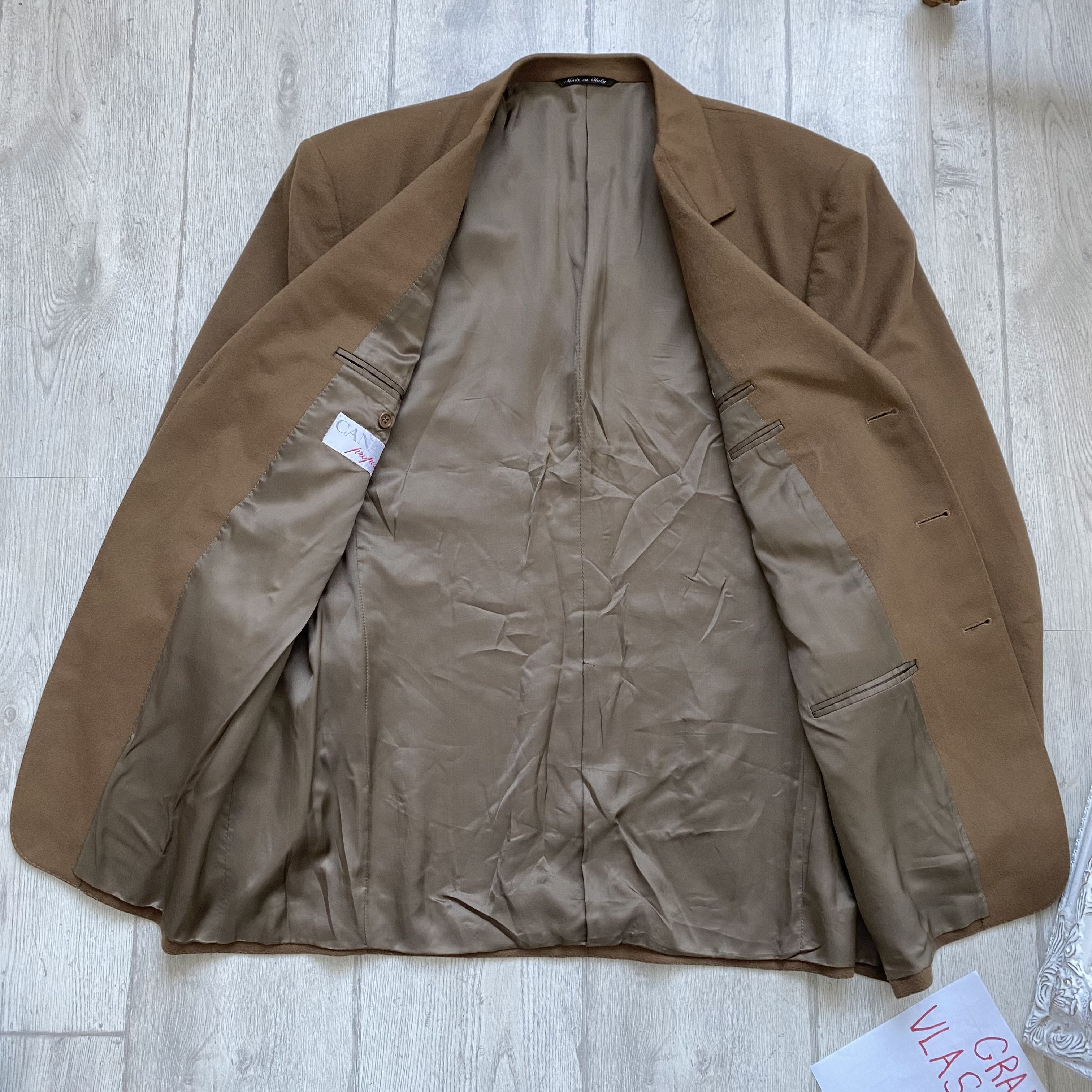Loro Piana 90's Vintage Canali Loro Piana Wool Cashmere Blazer Size 52R - 7 Thumbnail
