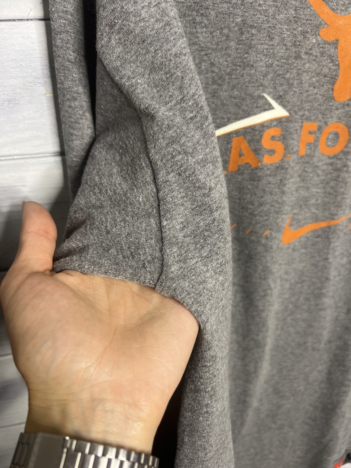 Vintage Rare Vintage Long-Sleeve Nike Texas Football Swoosh Centr Size US M / EU 48-50 / 2 - 8 Thumbnail