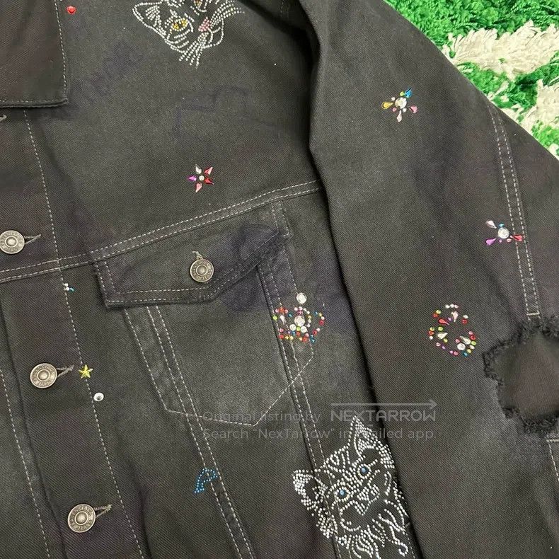 Balenciaga Balenciaga Crystal Studs and Graffiti Single Breasted Long Size US XL / EU 56 / 4 - 3 Thumbnail