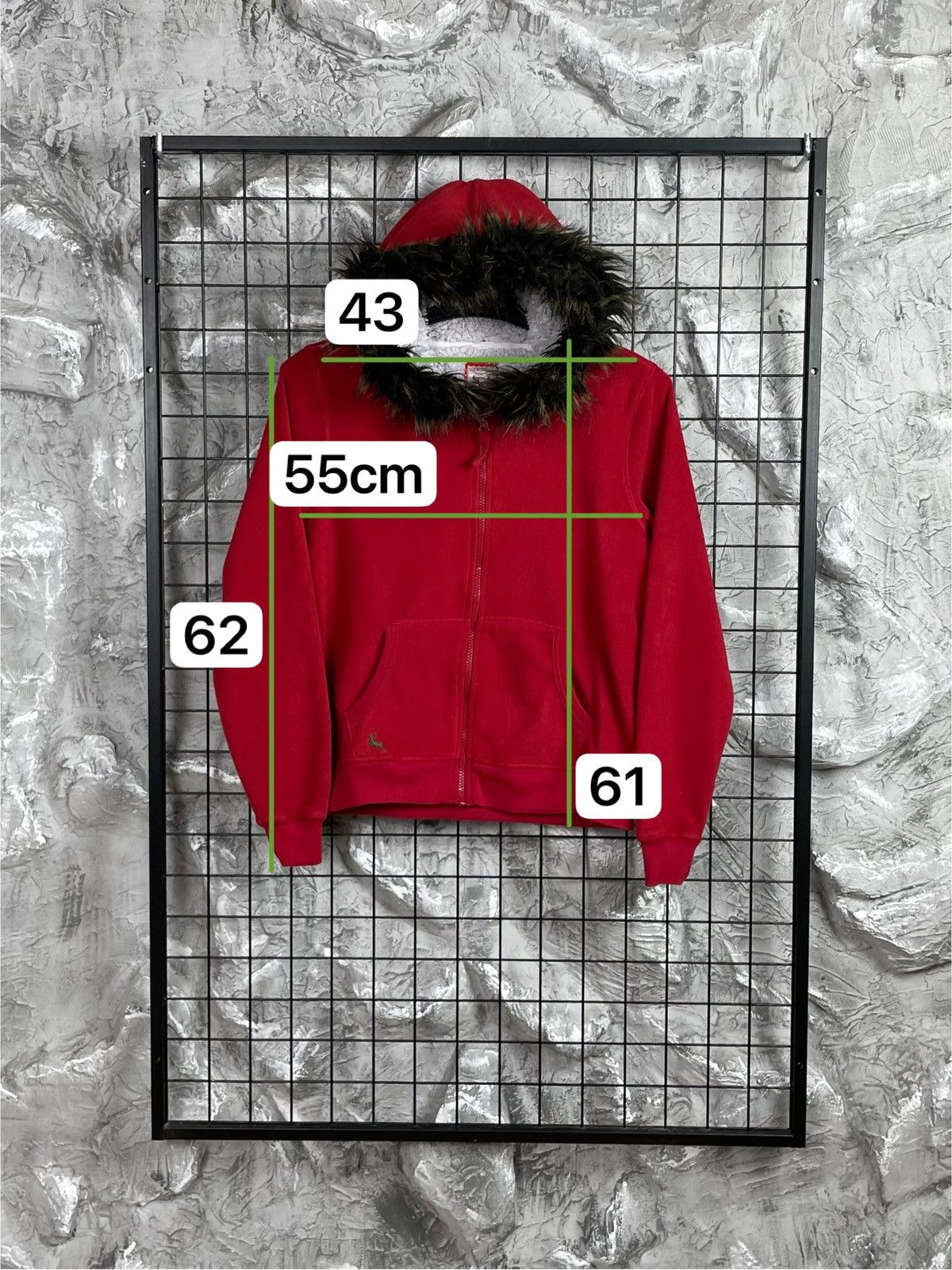 If Six Was Nine Y2K Black Fur Zip Hoodie Japanese LGB Ifsixwasnine Style Size US L / EU 52-54 / 3 - 9 Thumbnail