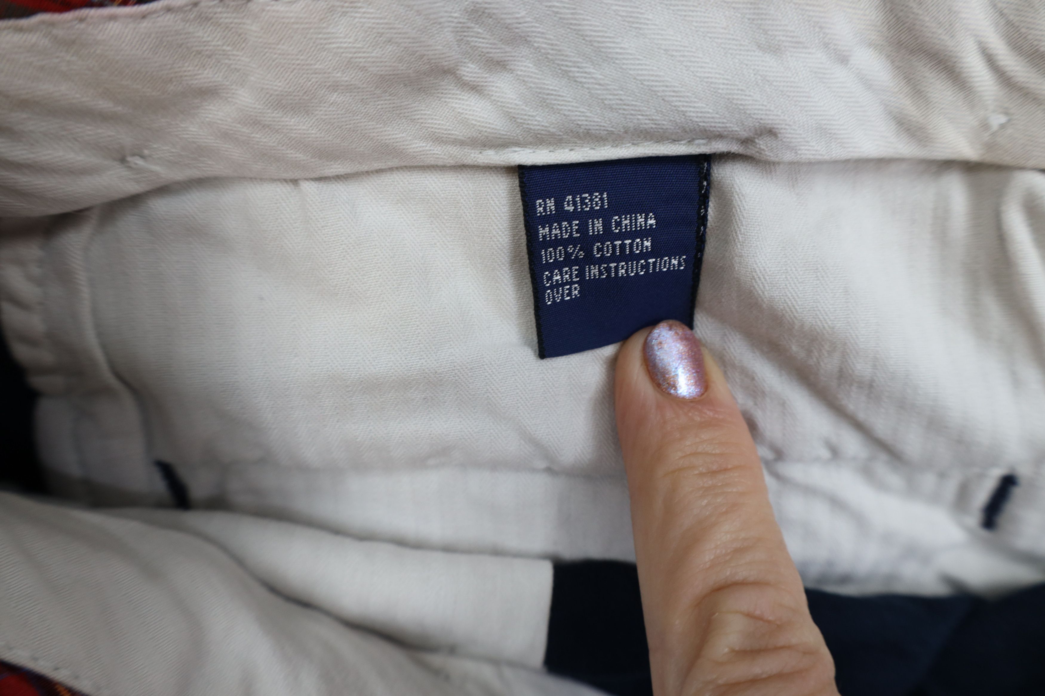 Ralph Lauren Vintage 90s Polo Golf Ralph Lauren Chino Shorts Blue Cotton Size US 34 / EU 50 - 7 Thumbnail