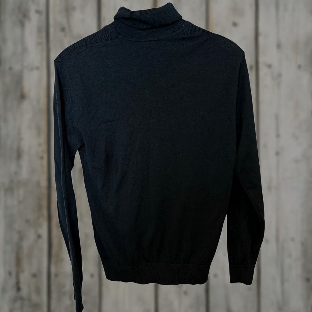 Uniqlo Uniqlo U Black Wool Knit Turtleneck Sweater Women S Pullover Regular Size Small, Black, Wool Knit, Turtleneck, Pullover, Sweater, Women S Size S / US 4 / IT 40 - 1 Thumbnail