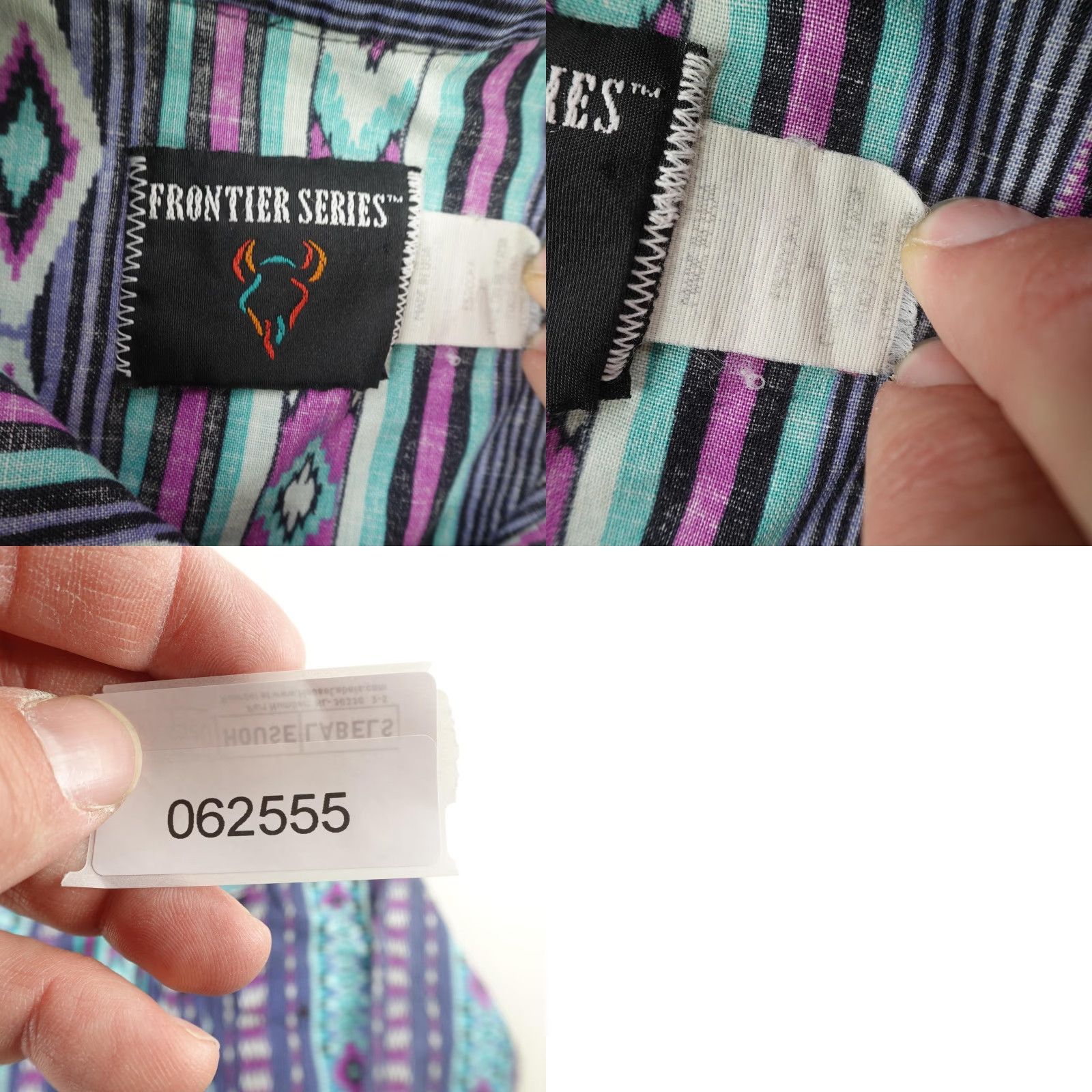Vintage VINTAGE Frontier Series Shirt Men Large Southwestern Aztec Geometric Cotton Long Sleeve Button-Up 90s Size US L / EU 52-54 / 3 - 8 Thumbnail