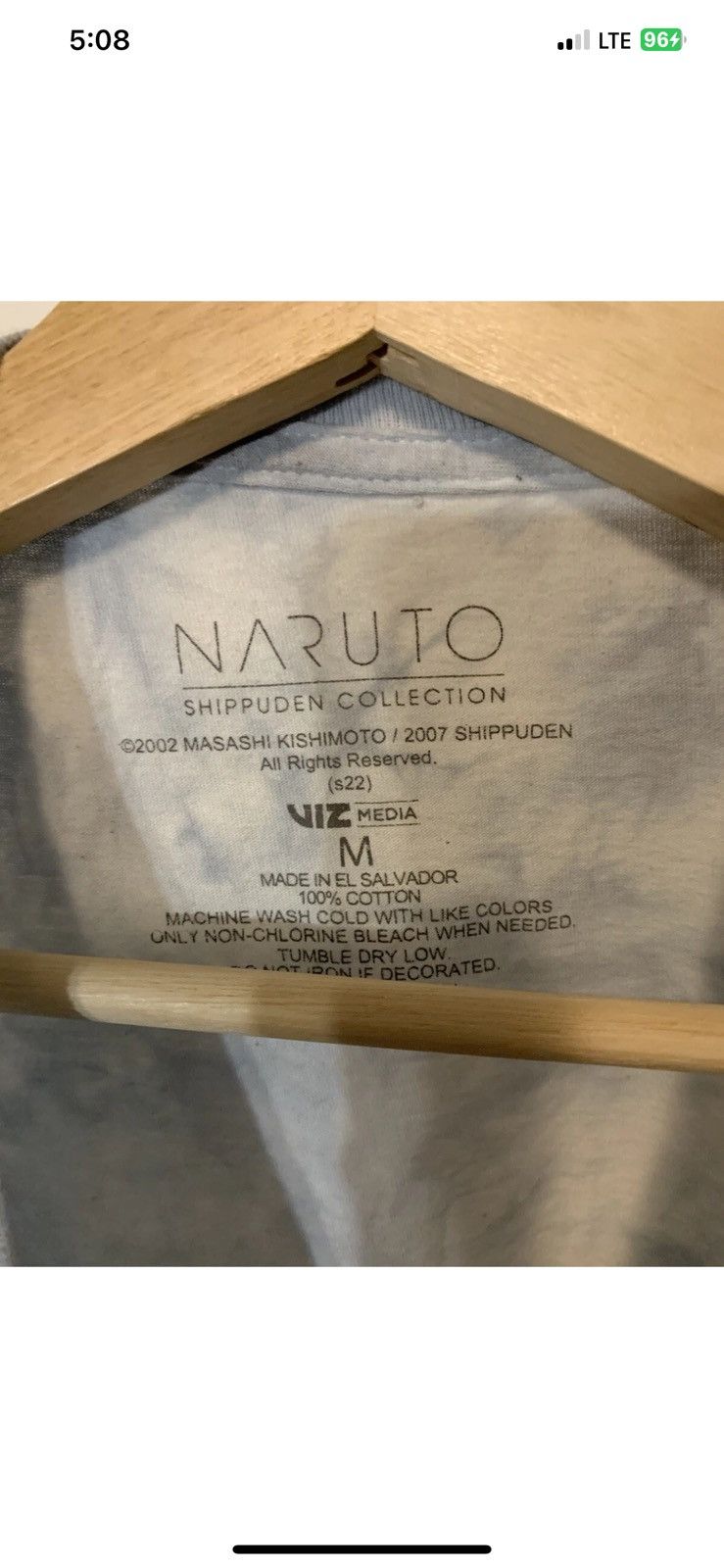 Other 2007 Naruto Shippuden Gray T-Shirt Size M Size US M / EU 48-50 / 2 - 2 Thumbnail