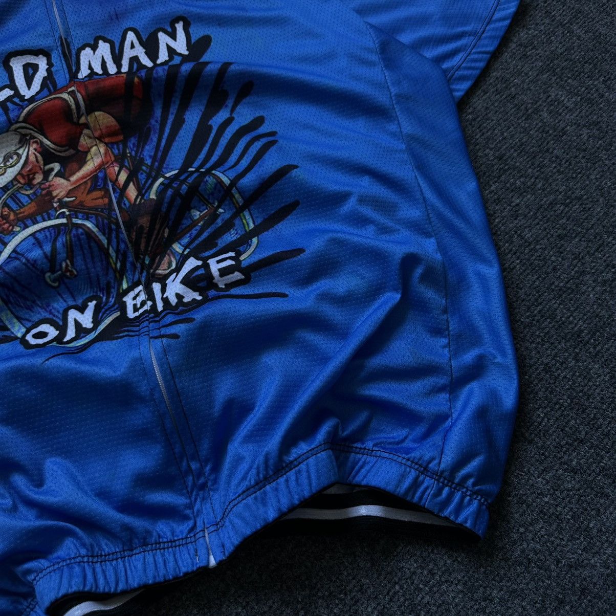 Sports Specialties VTG Adult Old Man On Bike Velo Jersey Tee Size XXL Y2K 00s Size US XXL / EU 58 / 5 - 11 Thumbnail