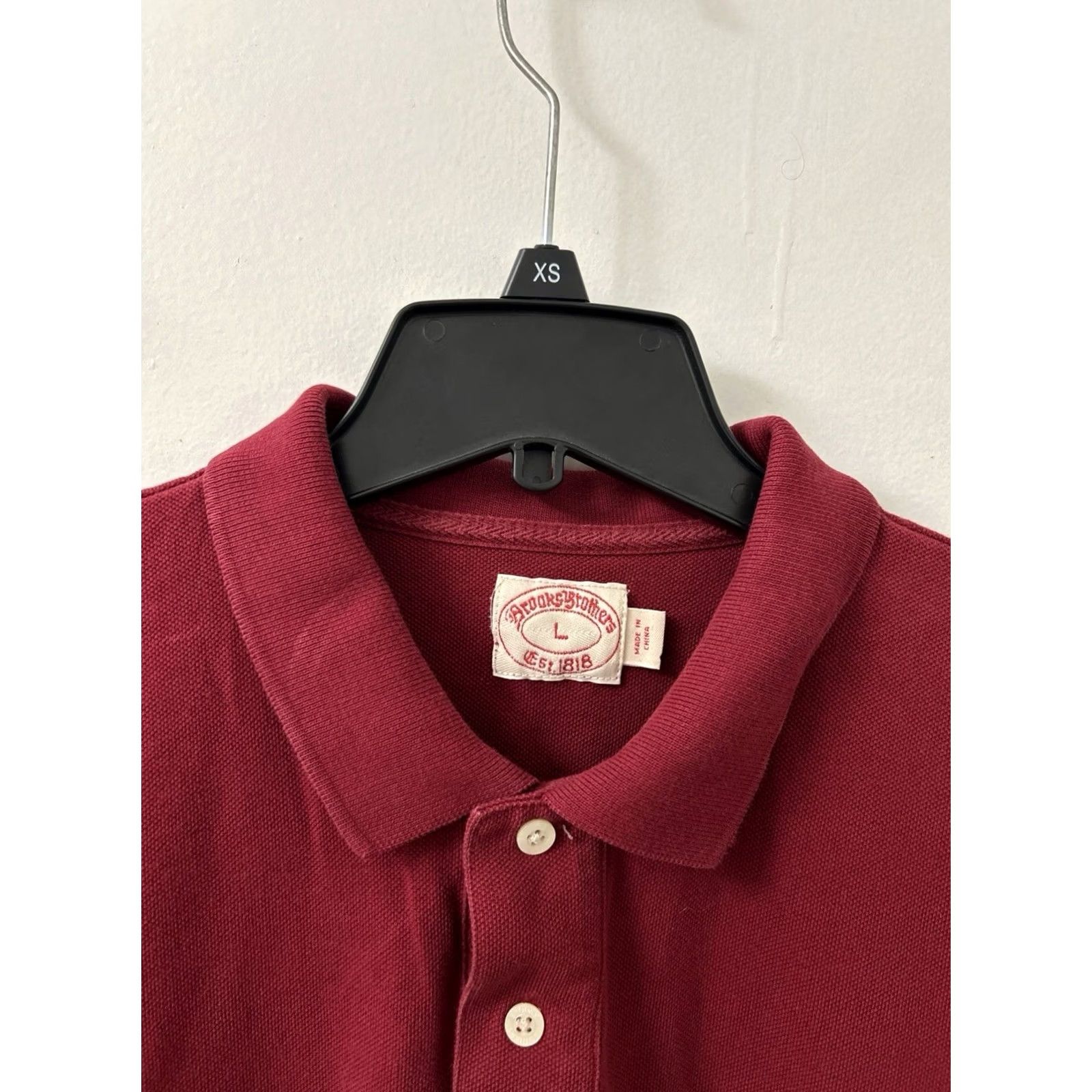 Brooks Brothers Brooks Brothers Polo Shirt Mens L Red Embroidered Logo Short Sleeve Shirts Polo Mens Red Logo Size US L / EU 52-54 / 3 - 5 Thumbnail