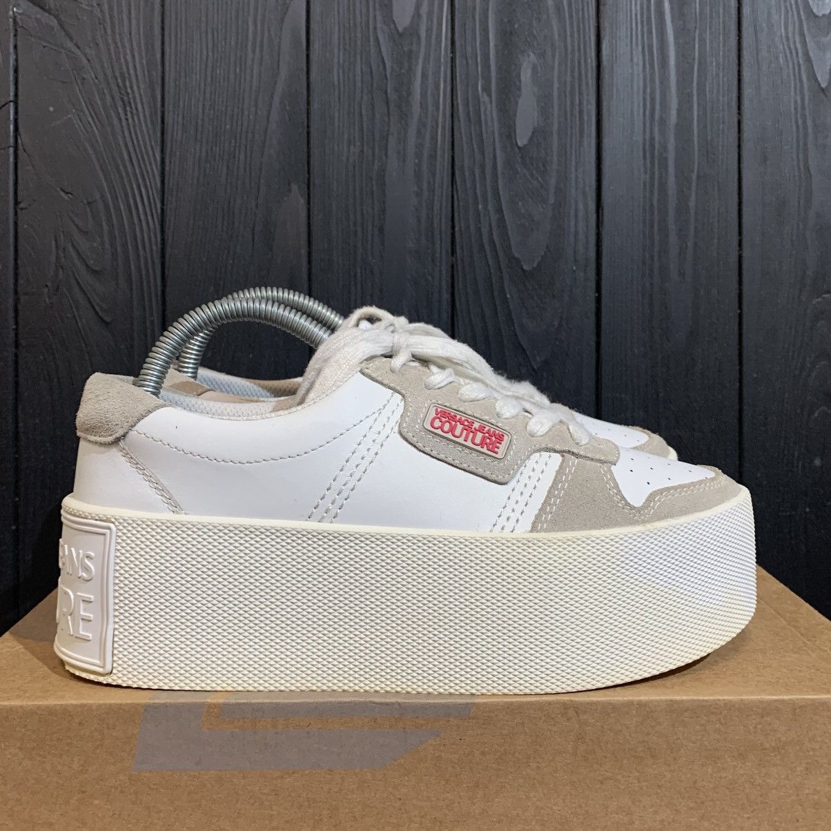 Versace Jeans Couture Versace Jeans Couture Women’s Platform Sneakers Size 37 Size US 7 / IT 37 - 1 Thumbnail