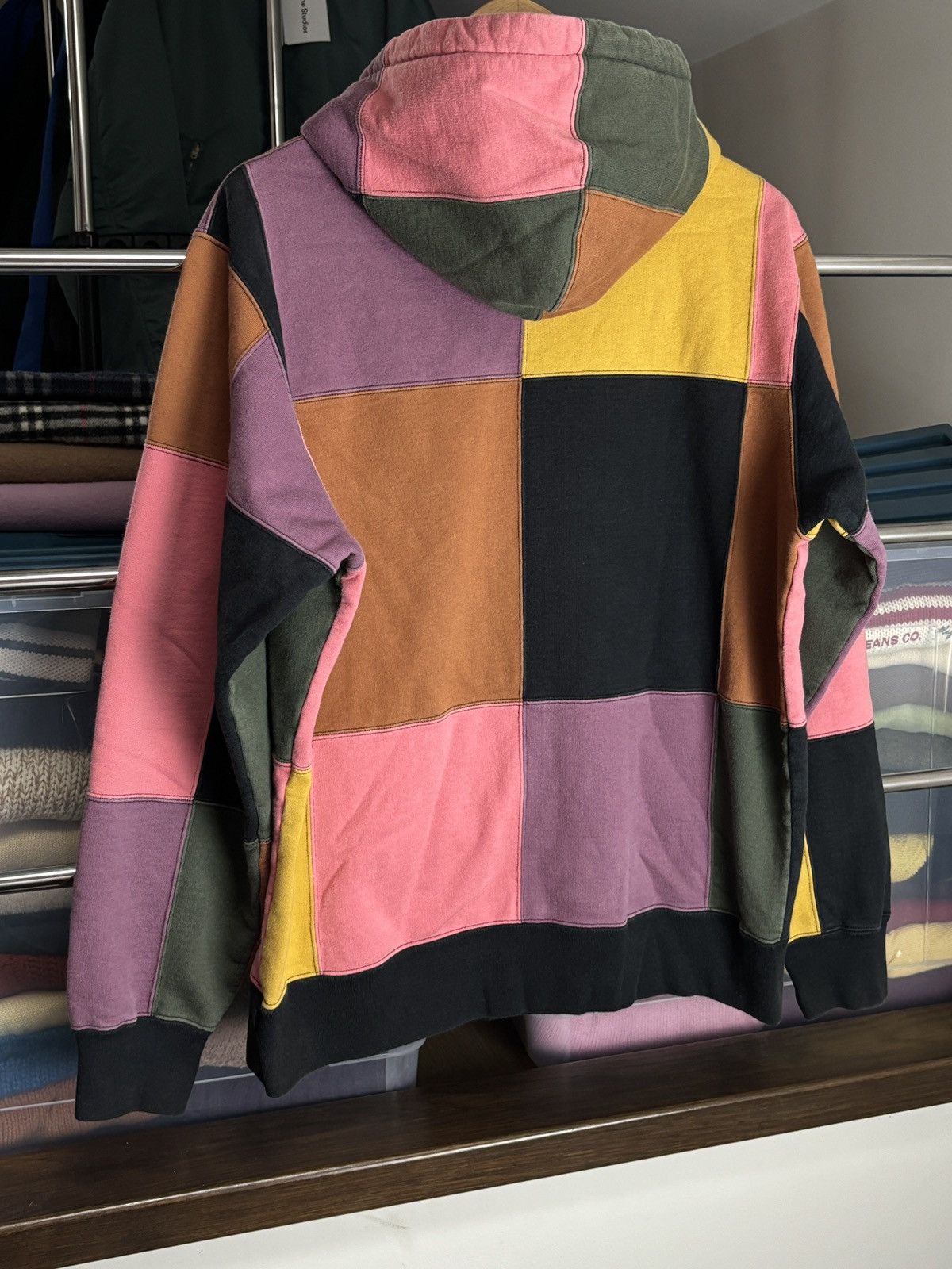 Supreme Supreme Patchwork Hoodie Streetwear Vintage Size US M / EU 48-50 / 2 - 6 Thumbnail