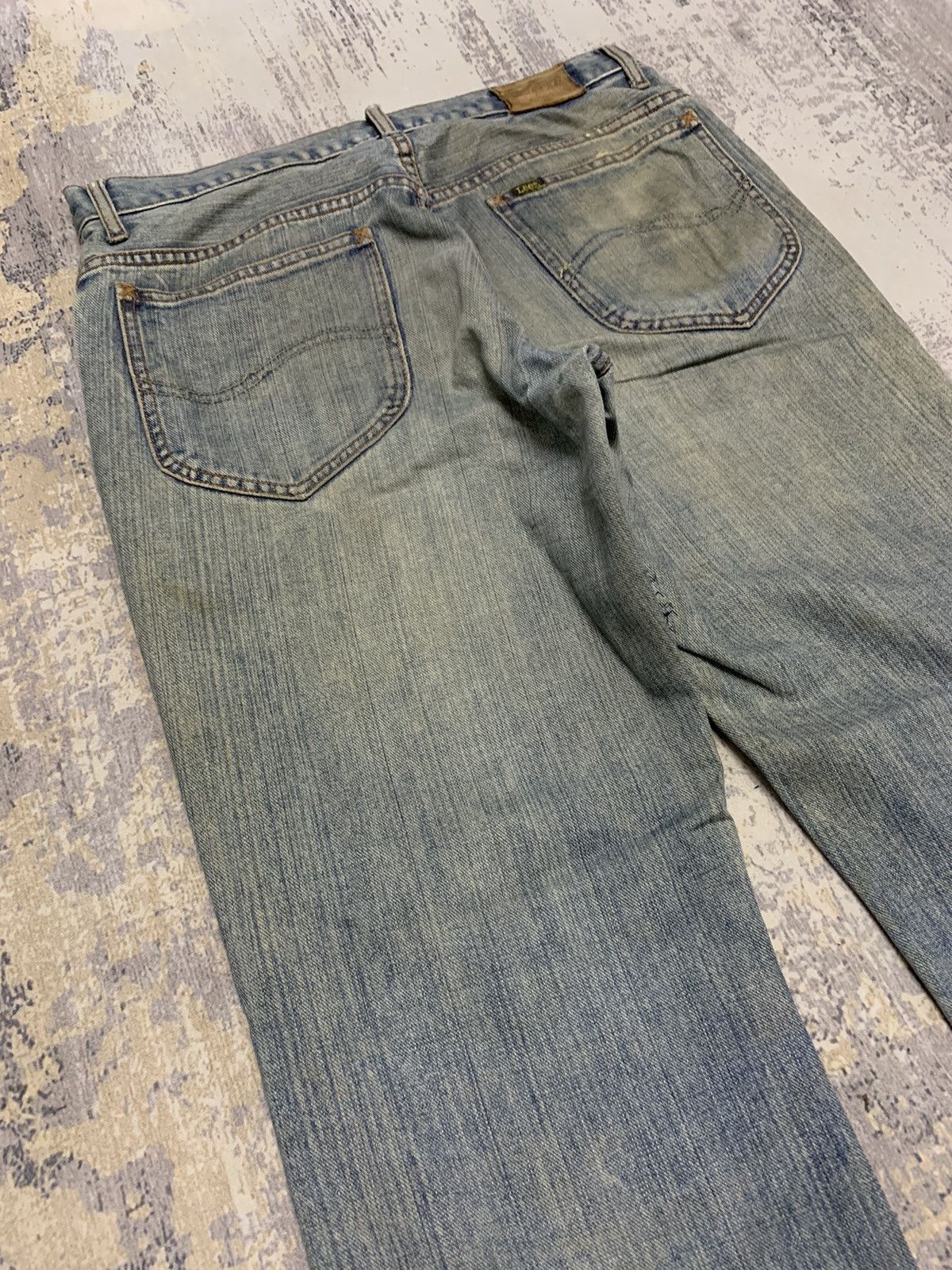 Lee Rusty LEE Distressed Denim Mud Wash Jean 33x31 Size US 33 - 12 Thumbnail