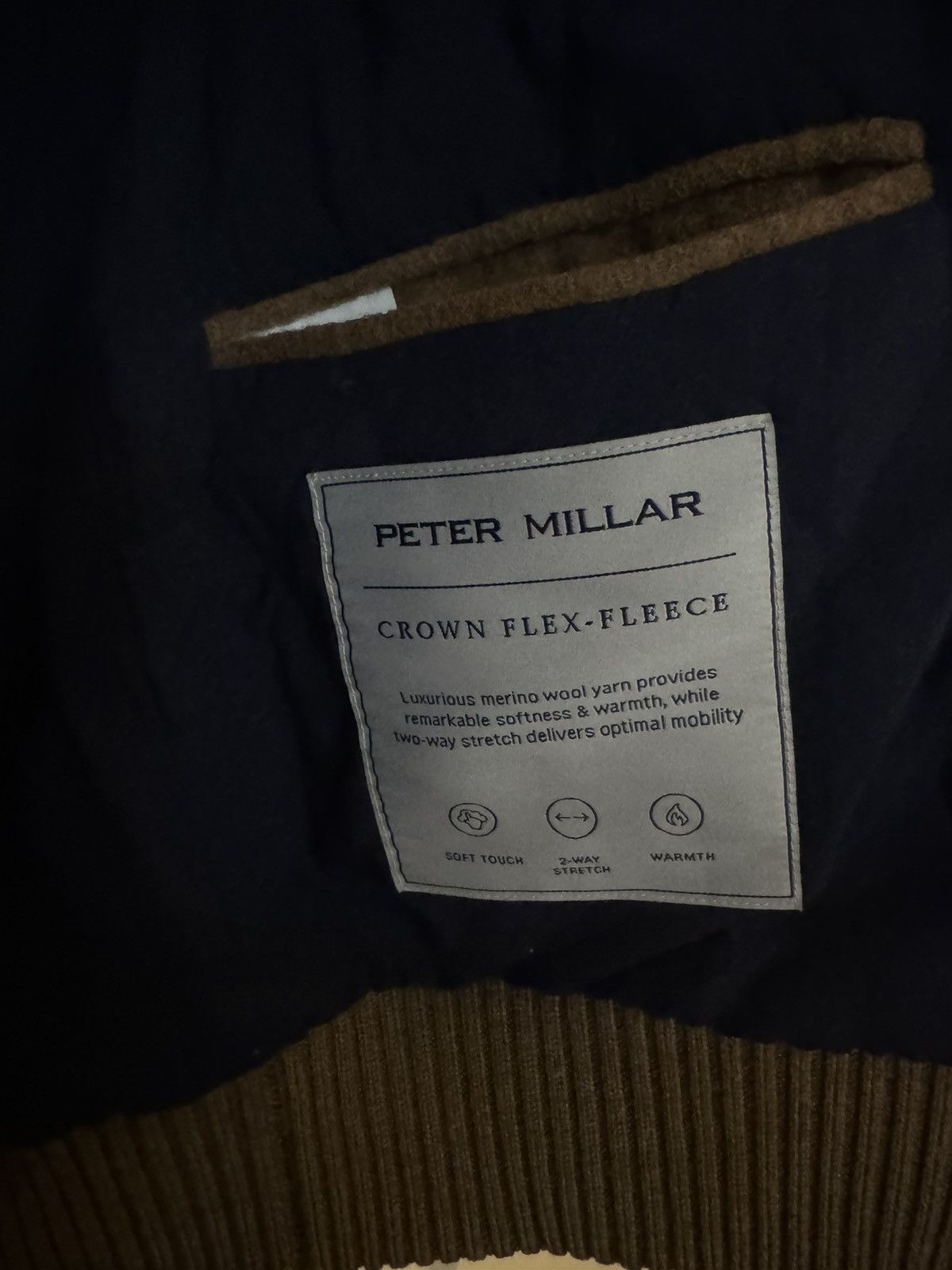 Peter Millar PETER MILLAR Crown Men's Flex-Fleece Vest Size US M / EU 48-50 / 2 - 3 Thumbnail