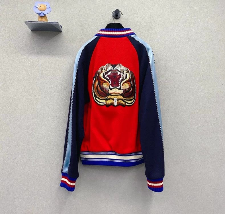 Gucci GucciRed embroidered tiger head jacket 2503-Nextarrow Size US S / EU 44-46 / 1 - 2 Thumbnail